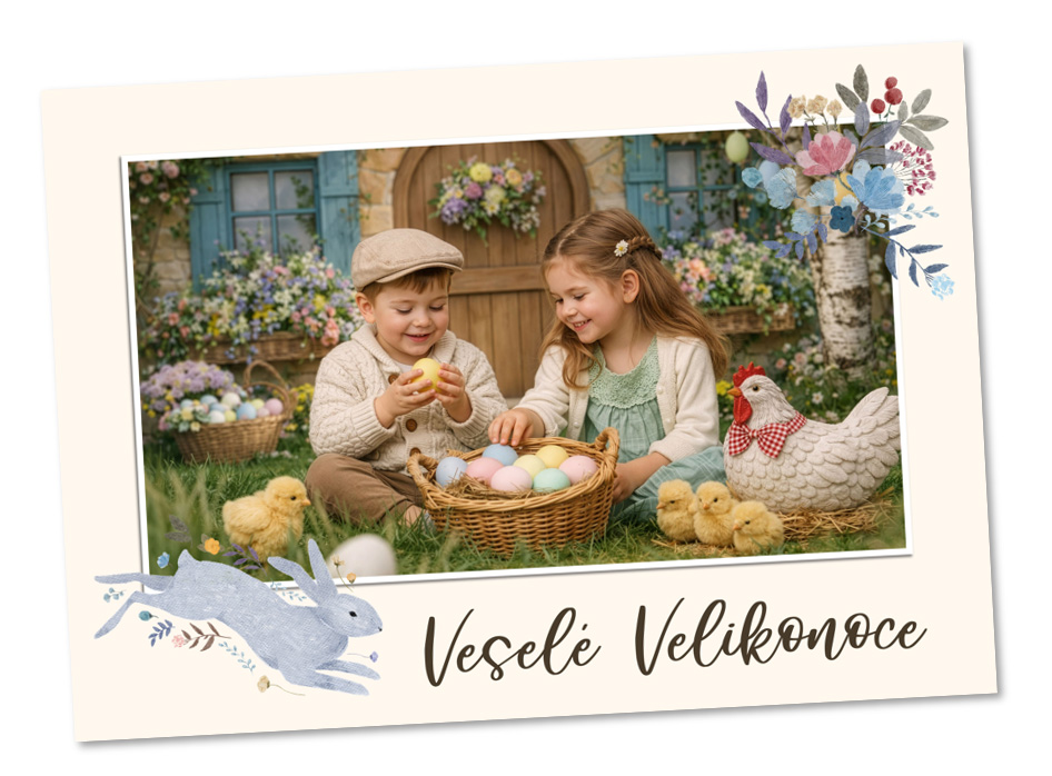 Pohlednice z velikonoční focení v Praze