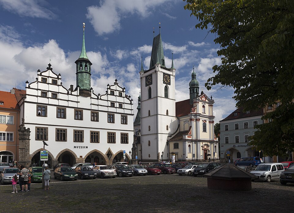 Litoměřice, náměstí a výlet před focením v levanduli